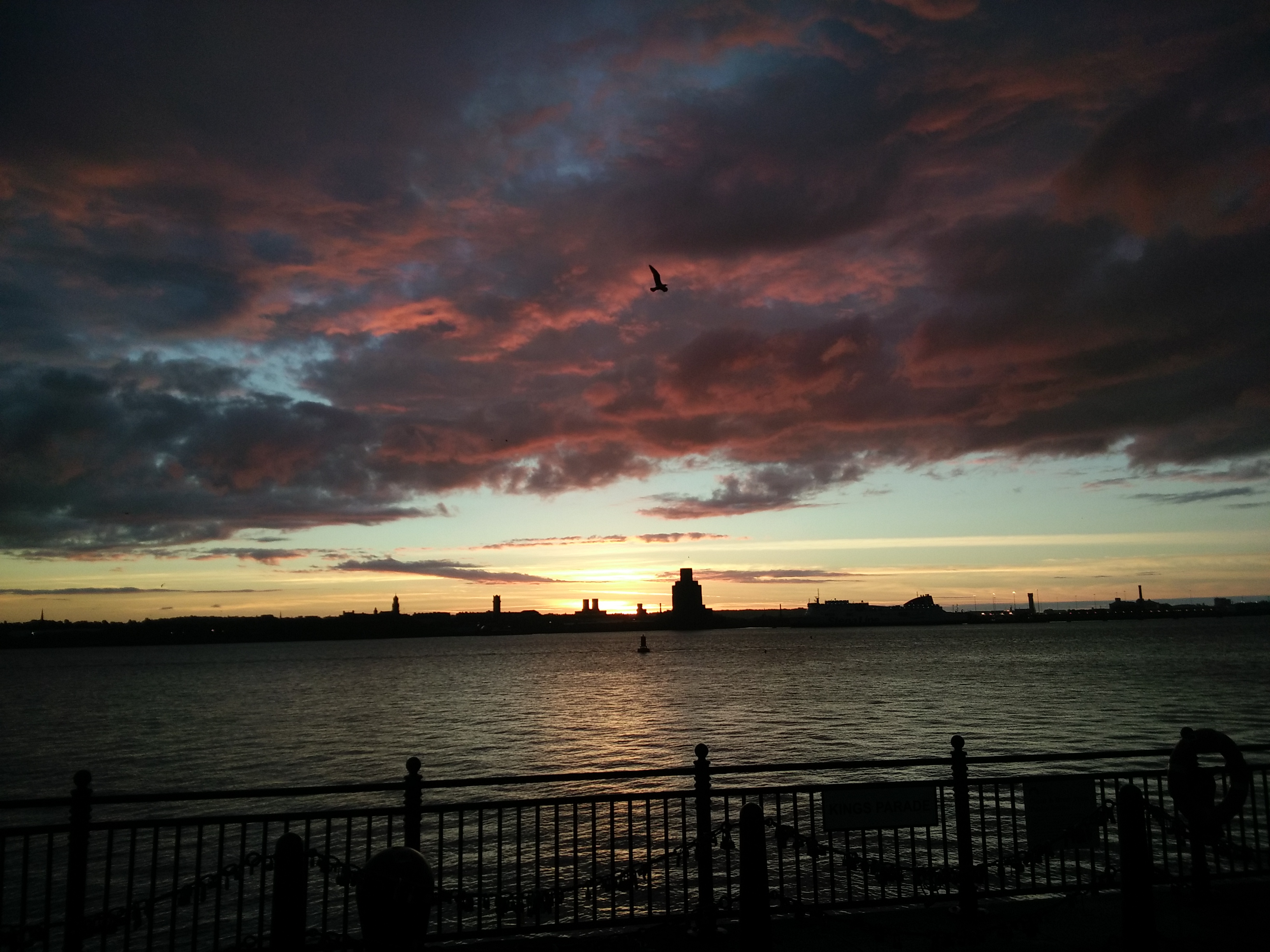 River Mersey sunset